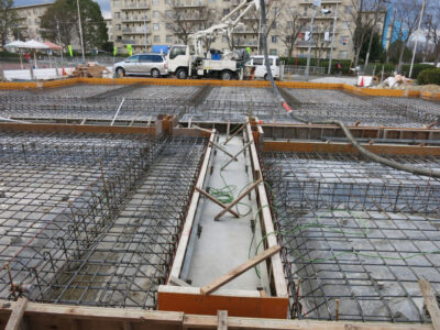 庭代台地域会館新築工事　ｺﾝｸﾘｰﾄ